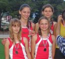 Kristina Dudek, Sara Tuksar, Mirna Horvat i Jelena Turk, srebrne na 4x300m